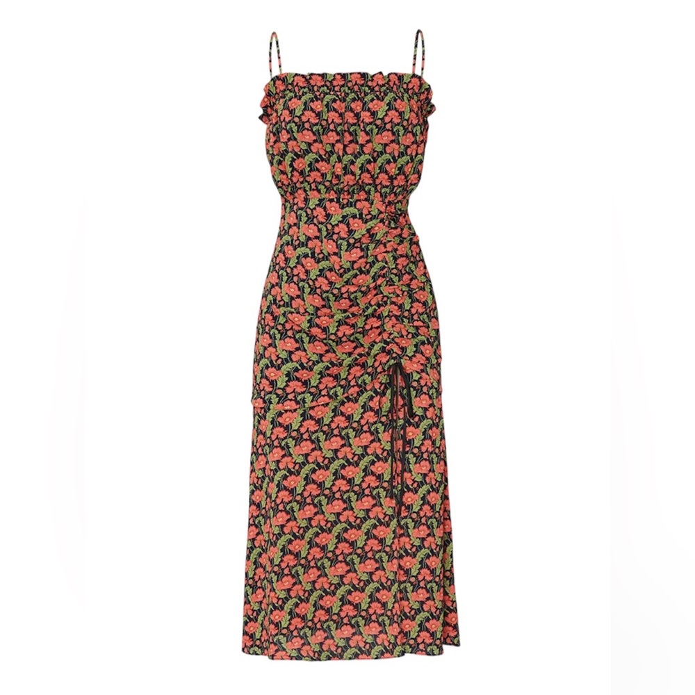 Elliatt Floral Regal Cinch Midi Dress
